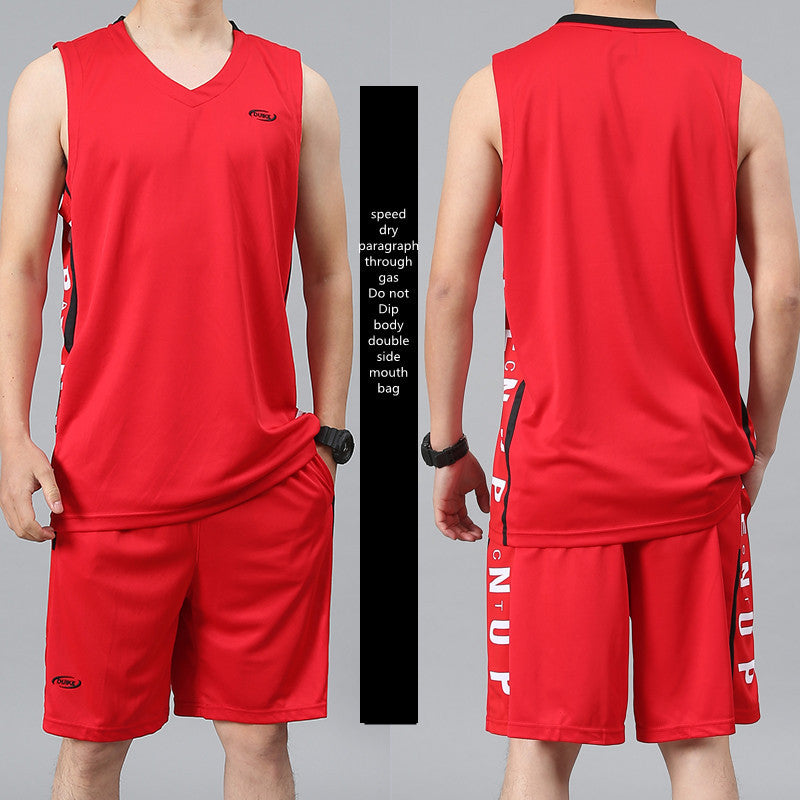 Casual Wear Sleeveless Thin Vest Running Wear Shorts Sportswear