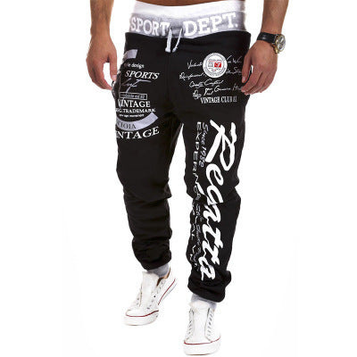 Drawstring loose track pants