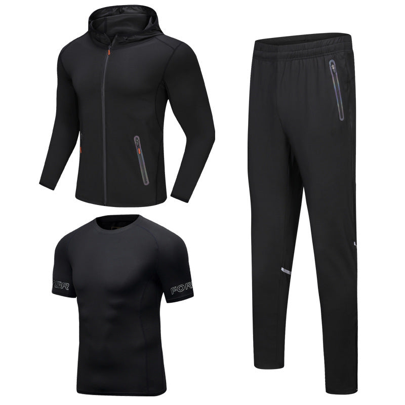 Three-piece running suit