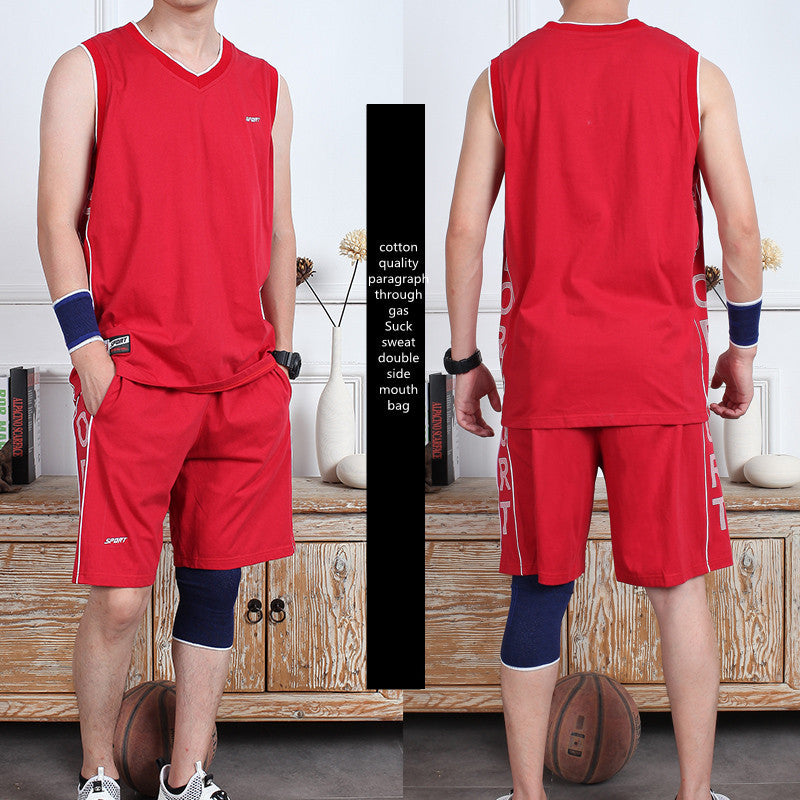 Casual Wear Sleeveless Thin Vest Running Wear Shorts Sportswear