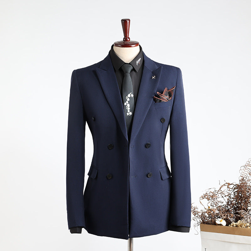 Double Row Suit Men's Fashion