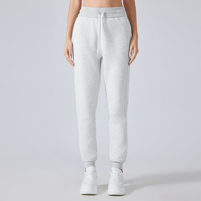 Fleece-lined Warm Leisure All-matching Track Sweatpants