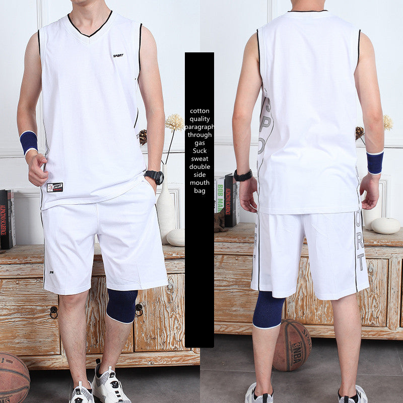 Casual Wear Sleeveless Thin Vest Running Wear Shorts Sportswear