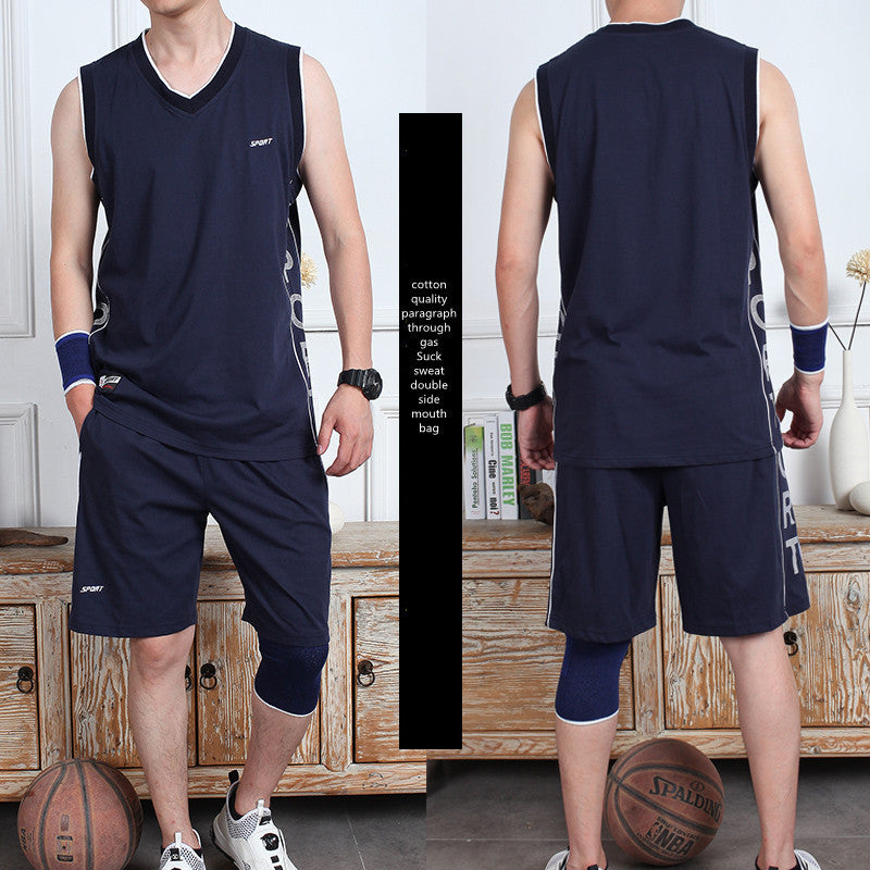 Casual Wear Sleeveless Thin Vest Running Wear Shorts Sportswear