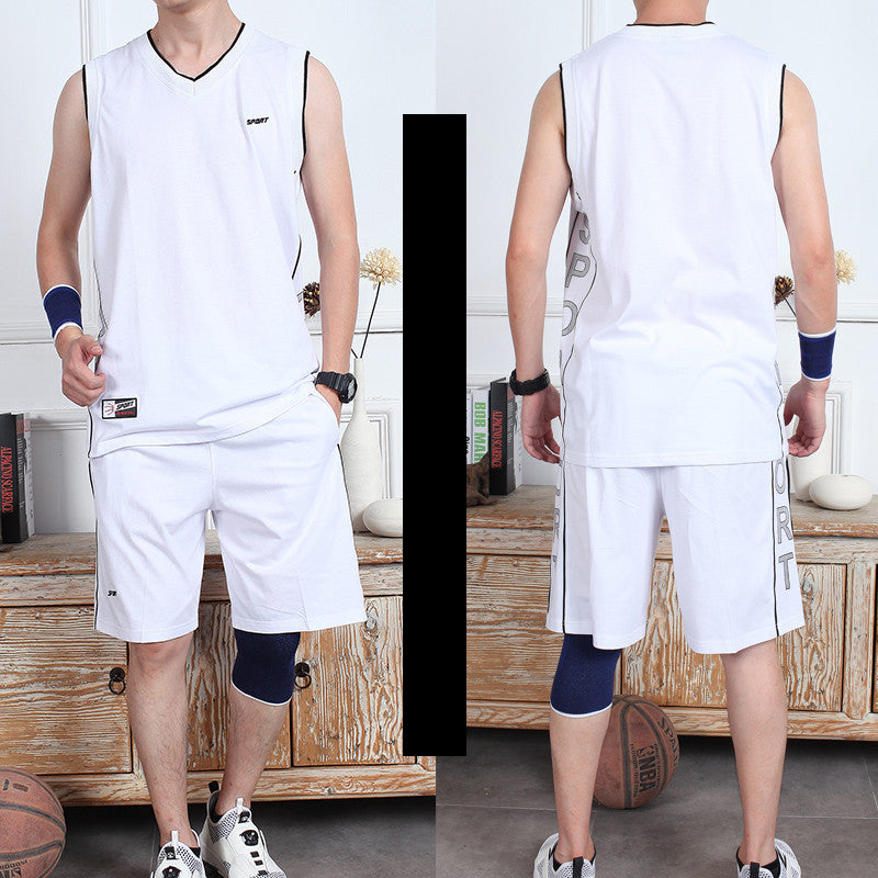 Casual Wear Sleeveless Thin Vest Running Wear Shorts Sportswear