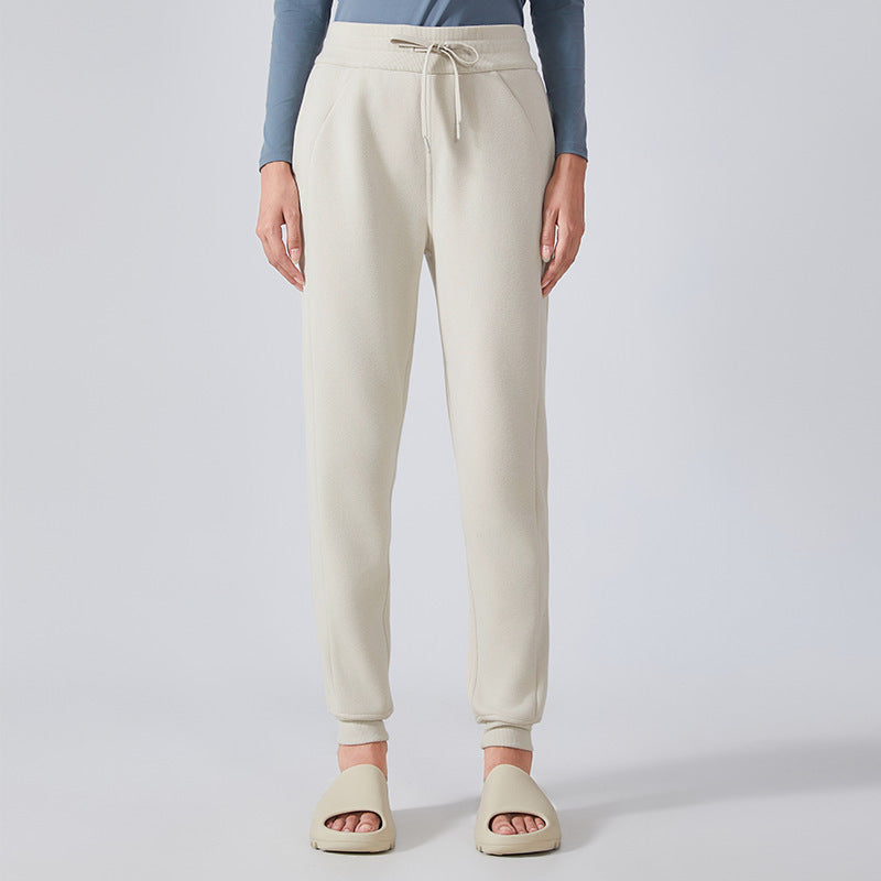 Fleece-lined Warm Leisure All-matching Track Sweatpants