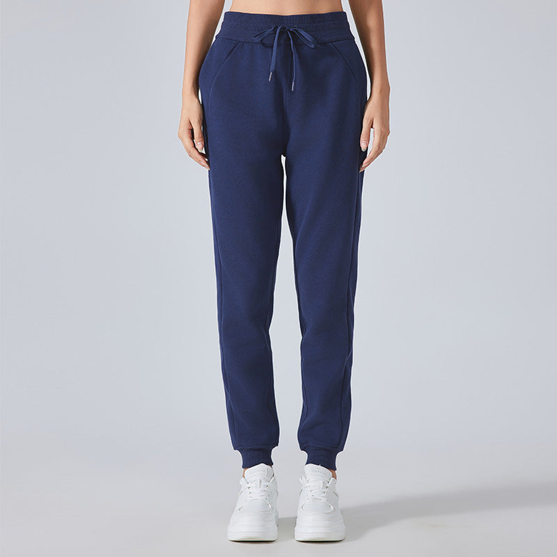 Fleece-lined Warm Leisure All-matching Track Sweatpants