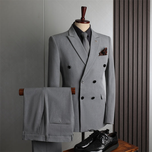 Double Row Suit Men's Fashion